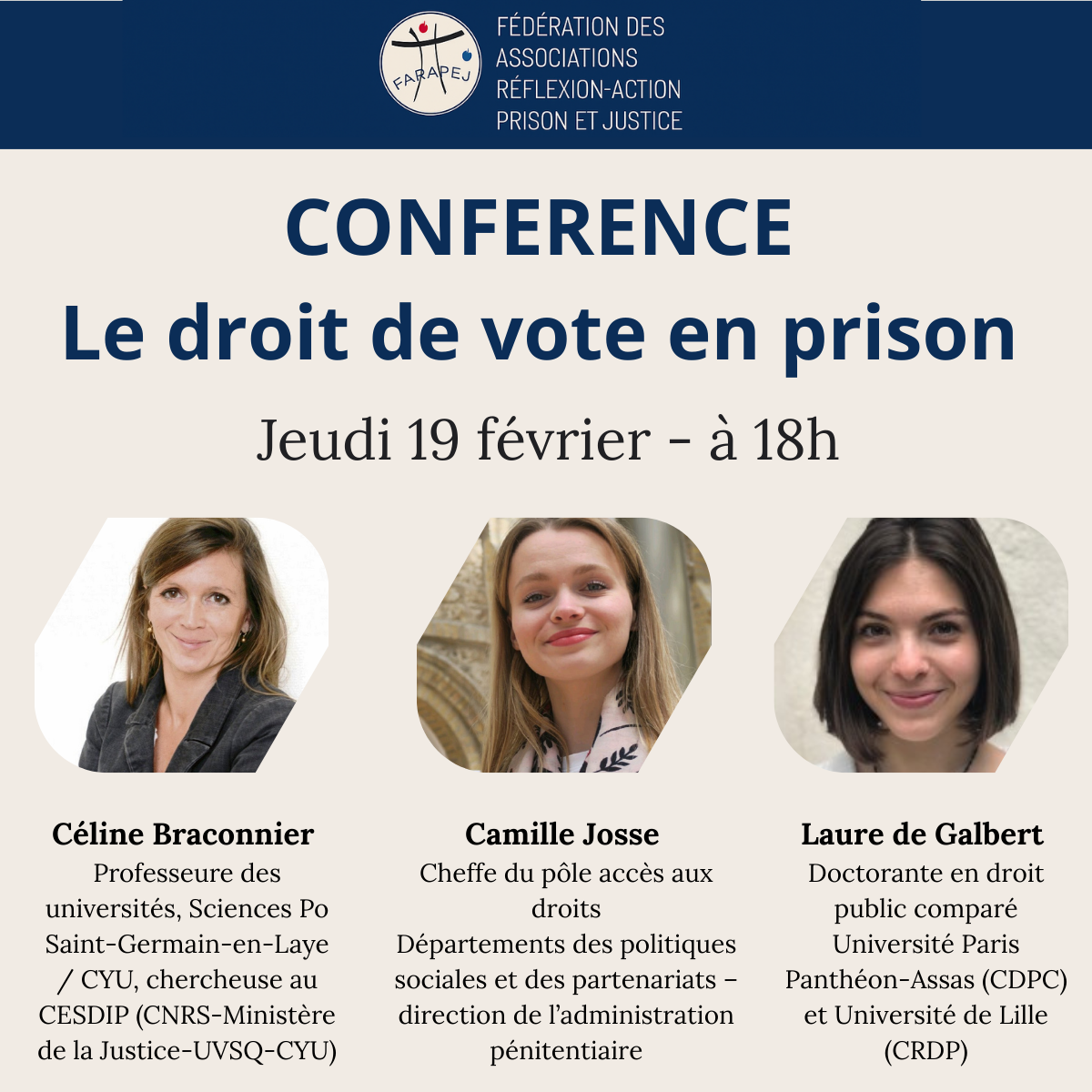 Conférence – Le droit de vote en prison